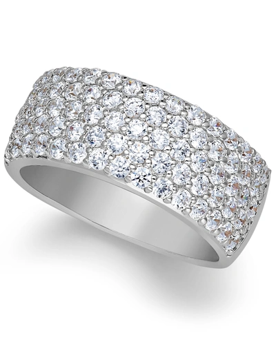 Macy's Arabella Sterling Silver Ring, Cubic Zirconia Pave Band