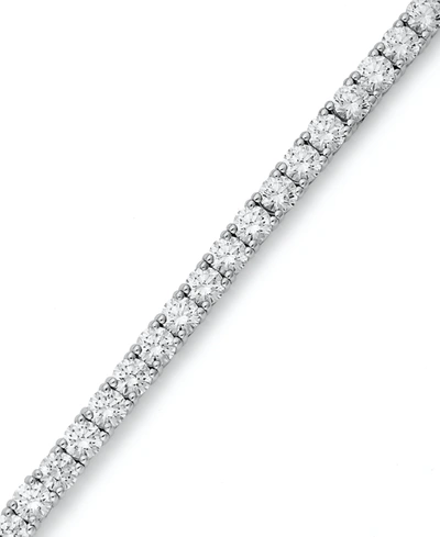 Arabella Sterling Silver Bracelet, Cubic Zirconia Tennis Bracelet (20-1/4 Ct. T.w.)