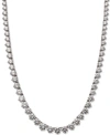 ARABELLA STERLING SILVER NECKLACE, CUBIC ZIRCONIA NECKLACE (53 CT. T.W.)