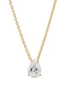 ELIOT DANORI PEAR CUBIC ZIRCONIA NECKLACE, 16" + 2" EXTENDER, CREATED FOR MACY'S