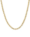 MACY'S 14K GOLD DIAMOND-CUT ROPE CHAIN 20" NECKLACE (2-1/2MM)