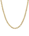 Macy's 18 22 Diamond Cut Rope Chain Necklace 2 1 2mm In 14k Gold White Gold Or Rose Gold In Yellow Gold
