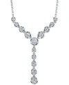 Sirena Diamond Lariat Necklace (1 Ct. T.w) In 14k Gold Or White Gold In White Gold