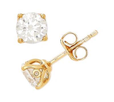 Grown With Love Igi Certified Lab Grown Diamond Stud Earrings (1 Ct. T.w.) In 14k Gold Or White Gold In Yellow Gold