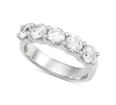 Grown With Love Igi Certified Lab Grown Diamond Anniversary Band (2 Ct. T.w.) In 14k White Or Yellow Gold In White Gold