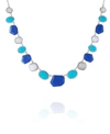 T Tahari Women's Summer Chic Statement Necklace In Silver