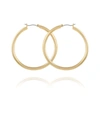T Tahari Women's Polished Tube Hoop Earring In Gold