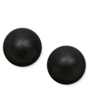 Macy's 14k Gold Earrings, Onyx Ball Stud Earrings (8mm)