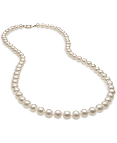 Belle De Mer Cultured Freshwater Pearl (6mm) Strand In 14k Gold, 20" In Yellow Gold