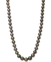 BELLE DE MER CULTURED TAHITIAN PEARL (8-11MM) STRAND 17.5" NECKLACE IN 14K WHITE GOLD