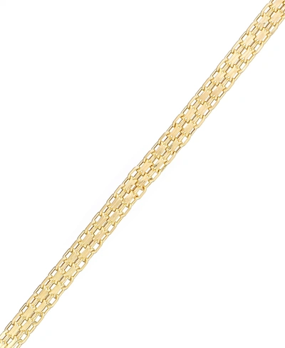 Macy's Bismark Chain Bracelet In 10k Gold