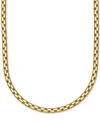 ITALIAN GOLD LARGE ROUNDED BOX-LINK 22" CHAIN NECKLACE (3.5MM) IN 14K GOLD