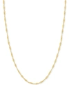 Italian Gold 18" Singapore Chain Necklace (7/8mm) In 14k Gold In Yellow Gold