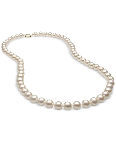 Belle De Mer 18" Cultured Freshwater Pearl (5mm) Strand In 14k Gold In Yellow Gold