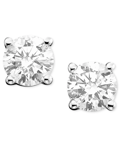 MACY'S DIAMOND STUD EARRINGS (3/4 CT. T.W.) IN 14K WHITE, YELLOW OR ROSE GOLD