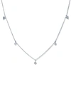 ANZIE CLEO FLOATING GEOMETRIC CREW NECKLACE