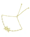 Macy's Cubic Zirconia Butterfly Adjustable Bolo Bracelet In Sterling Silver (also In 14k Gold Over Silver O In Yellow