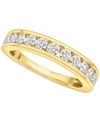 MACY'S CERTIFIED DIAMOND CHANNEL BAND (2 CT. T.W.) IN 14K WHITE GOLD OR YELLOW GOLD