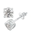 Macy's Gia Certified Diamond Stud Earrings (2 Ct. T.w.) In 14k White Gold In White Gold