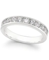 Macy's Diamond Channel Band (1 1/2 Ct. T.w.) In 14k White Gold Or Yellow Gold In White Gold