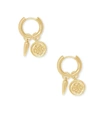 Kendra Scott Kenda Scott Dira Convertible Charm Huggie Hoop Earrings In Gold