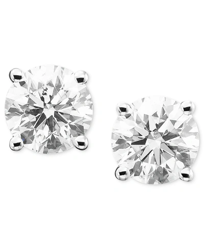 MACY'S DIAMOND STUD EARRINGS (1/3 CT. T.W.) IN 14K GOLD OR WHITE GOLD