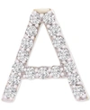 Wrapped Diamond Initial Single Stud Earring (1/20 Ct. T.w.) In 14k Gold, Created For Macy's In Gold