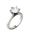 CHARLES & COLVARD MOISSANITE SOLITAIRE ENGAGEMENT RING 1-9/10 CT. T.W. DIAMOND EQUIVALENT IN 14K WHITE, YELLOW OR ROSE