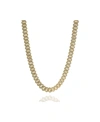 Oma The Label Frosty Link Collection Wide Necklace In Gold Tone