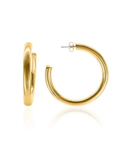 Oma The Label Bente 2" Medium Hoops In Gold Tone