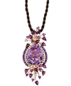LE VIAN CRAZY COLLECTION MULTI-STONE CORD PENDANT NECKLACE IN 14K STRAWBERRY ROSE GOLD (18 CT. T.W.)