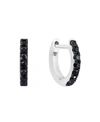 Lali Jewels Black Diamond (1/4 Ct. T.w.) Earring In 14k White Gold , 14k Yellow Gold Or 14k Rose Gold In White Gold