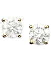 Macy's Diamond Stud Earrings In 14k Gold 1 3 Ct. T.w. 1 Ct. T.w.