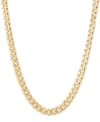 Giani Bernini Flat Curb Link 22" Chain Necklace (5mm) In 18k Gold-plated Sterling Silver Or Sterling Silver In Gold Over Silver
