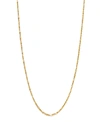 Giani Bernini Twist Link 20" Chain Necklace, Created For Macy's In Gold Over Silver