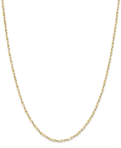Giani Bernini Twist Link 18" Chain Necklace, Created For Macy's In Gold Over Silver