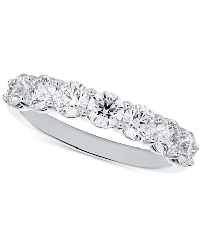 De Beers Forevermark Portfolio By  Diamond Seven Stone Diamond Band (3/4 Ct. T.w.) In 14k White Gold