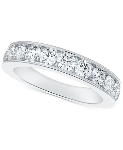 De Beers Forevermark Portfolio By  Diamond Channel Set Band (1/2 Ct. T.w.) In 14k White Gold