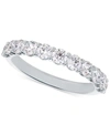De Beers Forevermark Portfolio By  Diamond French Pave Wedding Band (1 Ct. T.w.) In 14k White Gold In White Gold