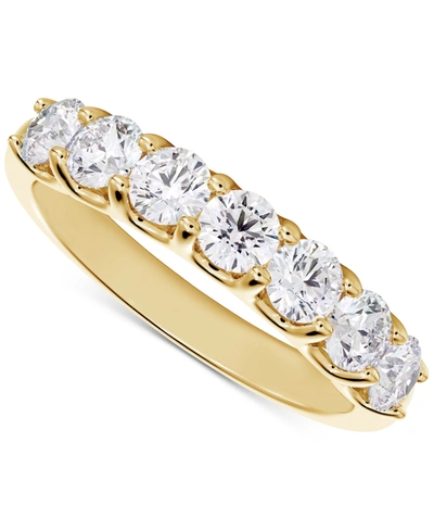 De Beers Forevermark Portfolio By  Diamond Seven Stone Band (1/2 Ct. T.w.) In 14k Gold In Yellow Gold