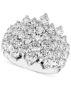 Macy's Diamond Horizontal Cluster Ring (5 Ct. T.w.) In 14k White Gold In White Gold