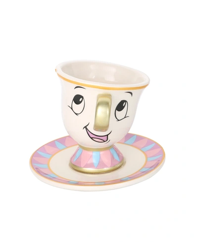 Disney Beauty And The Beast White Chip Trinket Dish