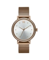 Mvmt Women's Dot Rose Gold-tone Mesh Bracelet Watch, 36mm In Rose Gold-tone