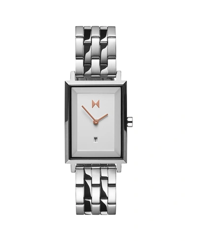 MVMT WOMEN'S SIGNATURE SQUARE STAINLESS STEEL BRACELET WATCH, 24MM