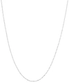 Giani Bernini Singapore Link 18" Chain Necklace, Created For Macy's In Silver