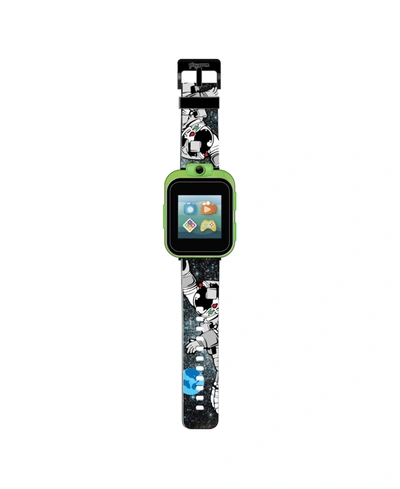 Playzoom 2 Kids Black Silicone Strap Smartwatch 42mm In Black Multi Print