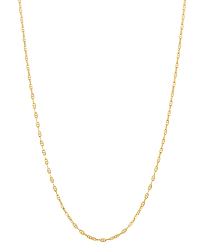 Italian Gold Mariner Link 16" Chain Necklace In 10k Gold
