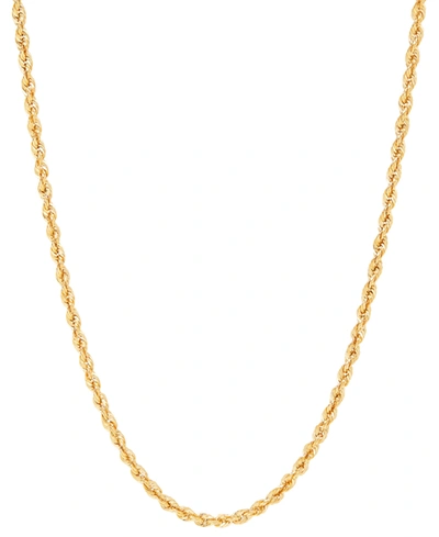 Macy's Children's Valentino Link 13" Chain Necklace In 14k Gold