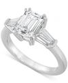 Badgley Mischka Certified Lab Grown Diamond Engagement Ring (2-1/2 Ct. T.w.) In 14k White Gold In White Gold