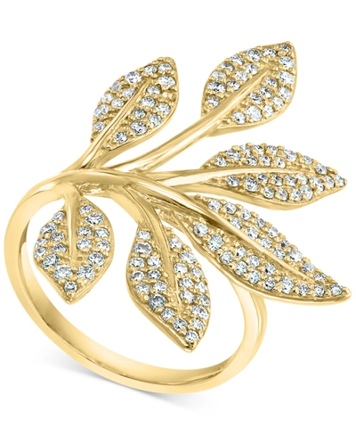 Effy Collection Effy Diamond Pave Vine Ring (3/4 Ct. T.w.) In 14k Gold In Yellow Gold
